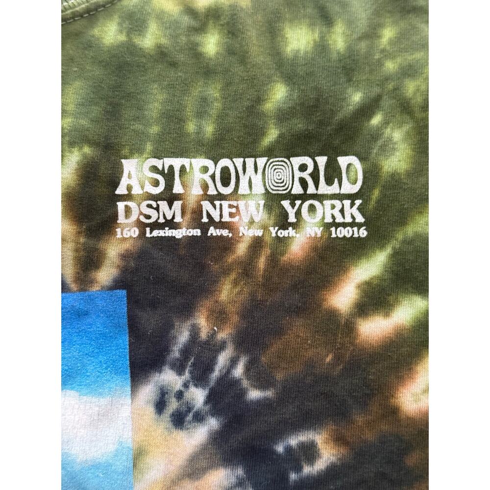 DOVER STREET MARKET NEW YORK x Travis Scott Astroworld Tie-Dye Graphic T-Shirt - Picture 7 of 8